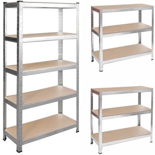 REGAŁ METALOWY MAGAZYNOWY 180 X 90 X 30 CM HUMBERG 4843