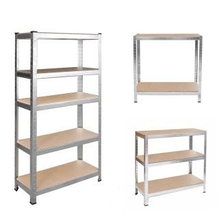 REGAŁ METALOWY MAGAZYNOWY 180 X 90 X 30 CM HUMBERG 4843