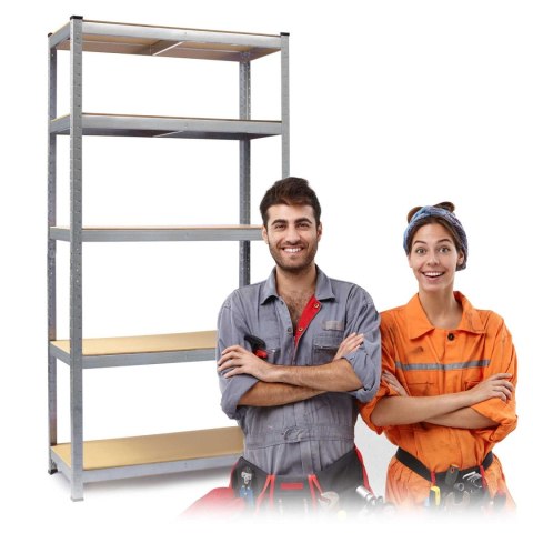 REGAŁ METALOWY MAGAZYNOWY 180 X 90 X 30 CM HUMBERG 4843