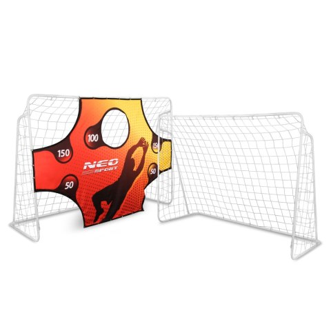 BRAMKA DO PIŁKI NOŻNEJ 245 X 155 X 80 CM + MATA CELOWNICZA