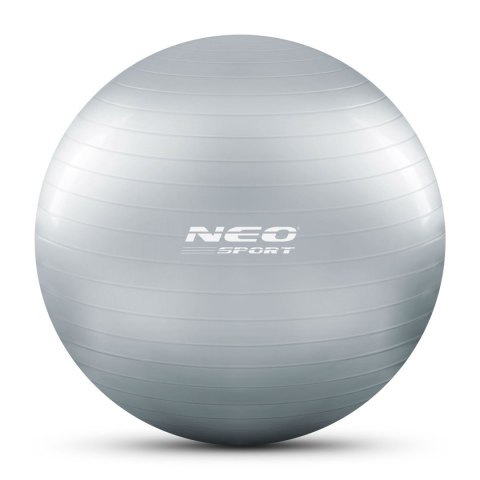 PIŁKA DO ĆWICZEŃ 75 CM NS-952 SREBRNA