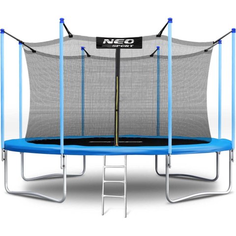 Trampolina ogrodowa 15ft/465cm z siatką wewnętrzną i drabinką Neo-Sport Trampolina ogrodowa 15ft/465cm z siatką wewnętrzną i drabinką Neo-Sport