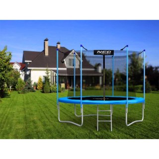 TRAMPOLINA OGRODOWA 6FT/183CM Z SIATKĄ WEWNĘTRZNĄ I DRABINKĄ NEO-SPORT