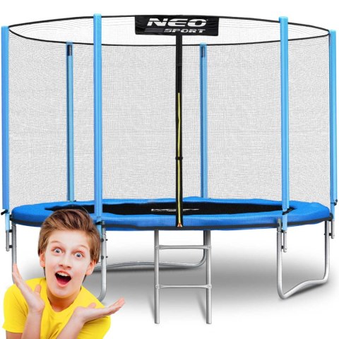 TRAMPOLINA OGRODOWA 6FT/183CM Z SIATKĄ ZEWNĘTRZNĄ I DRABINKĄ NEO-SPORT