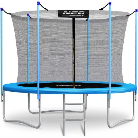 TRAMPOLINA OGRODOWA 8FT/252CM Z SIATKĄ WEWNĘTRZNĄ I DRABINKĄ NEO-SPORT
