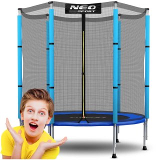 TRAMPOLINA OGRODOWA DLA DZIECI 140 CM 4,5FT NEO-SPORT
