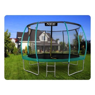 TRAMPOLINA OGRODOWA PROFILOWANA 14FT/435CM Z SIATKĄ WEWNĘTRZNĄ NEO-SPORT