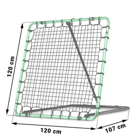 BRAMKA TRENINGOWA REBOUNDER NEO-SPORT 120 X 120 CM