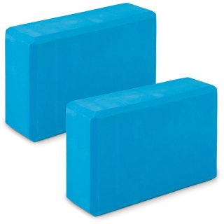 KOSTKA PIANKOWA DO JOGI - ZESTAW 2 SZTUKI NS-962 NIEBIESKA