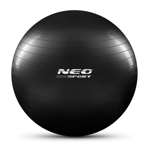 PIŁKA DO ĆWICZEŃ 75 CM NS-952 CZARNA