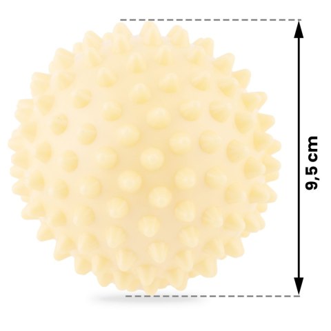 PIŁKA DO MASAŻU I FITNESS 9,5CM NS-957 ŻÓŁTA