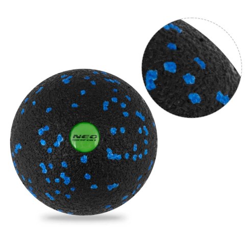 PIŁKA DO MASAŻU I FITNESS NS-965 CZARNO-NIEBIESKA PIŁKA DO MASAŻU I FITNESS NS-965 CZARNO-NIEBIESKA