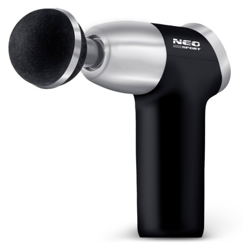 PISTOLET DO MASAŻU CIAŁA 8 NAKŁADEK NS-500 NEO-SPORT CZARNY