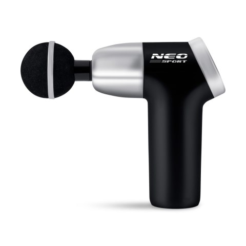 PISTOLET DO MASAŻU CIAŁA 8 NAKŁADEK NS-500 NEO-SPORT CZARNY
