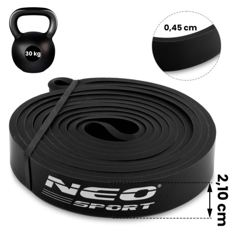 TAŚMA OPOROWA DO ĆWICZEŃ NS-960 NEO-SPORT CZARNA