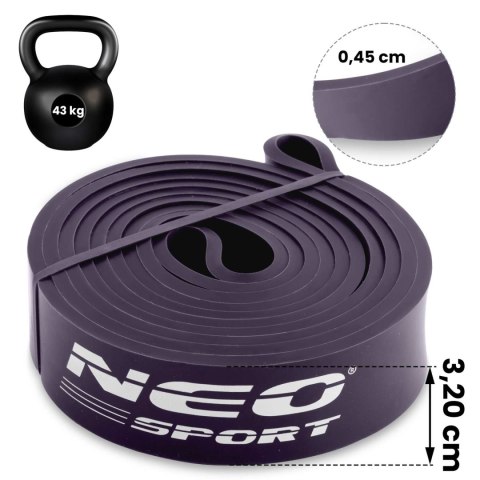 TAŚMA OPOROWA DO ĆWICZEŃ NS-960 NEO-SPORT FIOLETOWA