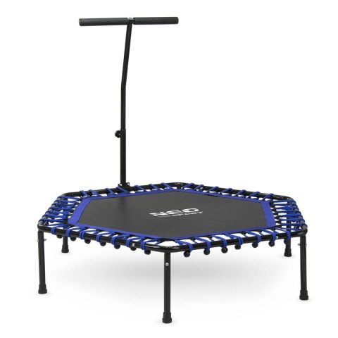 TRAMPOLINA FITNESS Z UCHWYTEM 127 CM NEO-SPORT - SZEŚCIOKĄTNA NIEBIESKA TRAMPOLINA FITNESS Z UCHWYTEM 127 CM NEO-SPORT - SZEŚCIOKĄTNA NIEBIESKA