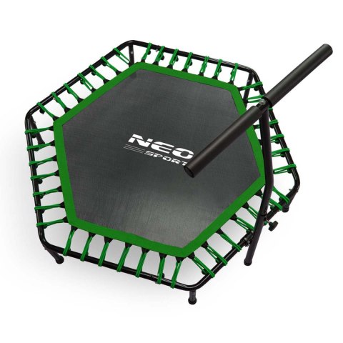TRAMPOLINA FITNESS Z UCHWYTEM 127 CM NEO-SPORT - SZEŚCIOKĄTNA ZIELONA TRAMPOLINA FITNESS Z UCHWYTEM 127 CM NEO-SPORT - SZEŚCIOKĄTNA ZIELONA