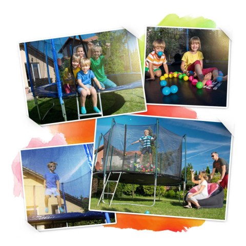 TRAMPOLINA OGRODOWA DLA DZIECI 140 CM 4,5FT NEO-SPORT