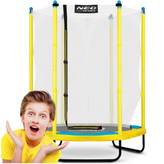 TRAMPOLINA OGRODOWA DLA DZIECI 140 CM 4,5FT NEO-SPORT