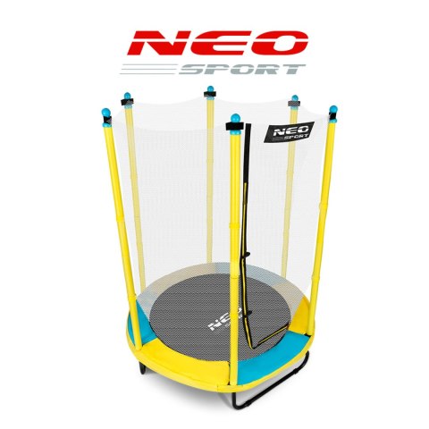 TRAMPOLINA OGRODOWA DLA DZIECI 140 CM 4,5FT NEO-SPORT