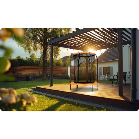 TRAMPOLINA OGRODOWA DLA DZIECI 152 CM 5 FT NEO-SPORT