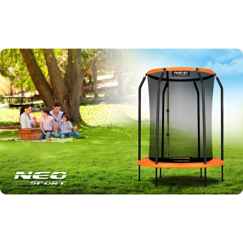 TRAMPOLINA OGRODOWA DLA DZIECI 152 CM 5 FT NEO-SPORT