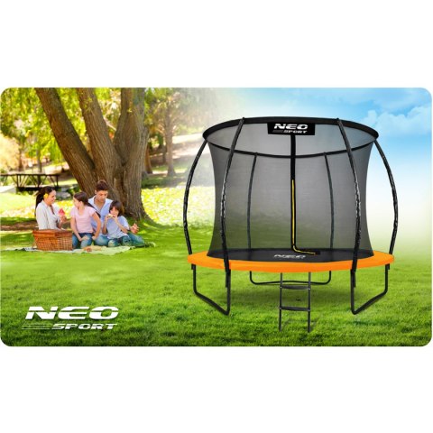 TRAMPOLINA OGRODOWA PROFILOWANA 10FT/312CMZ SIATKĄ WEWNĘTRZNĄ NEO-SPORT
