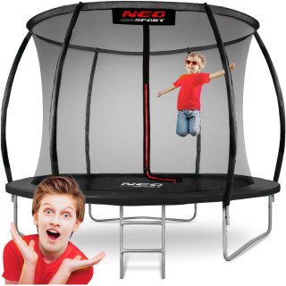 TRAMPOLINA OGRODOWA PROFILOWANA 10FT/312CMZ SIATKĄ WEWNĘTRZNĄ NEO-SPORT