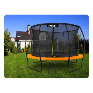 TRAMPOLINA OGRODOWA PROFILOWANA 12FT/374CM Z SIATKĄ WEWNĘTRZNĄ NEO-SPORT