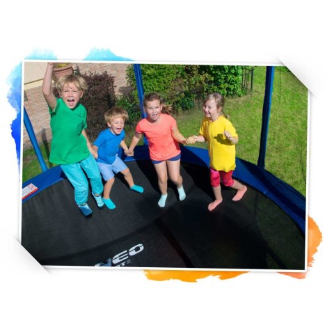 TRAMPOLINA OGRODOWA PROFILOWANA 8FT/252CM Z SIATKĄ WEWNĘTRZNĄ NEO-SPORT