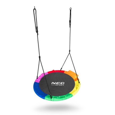 HUŚTAWKA BOCIANIE GNIAZDO SWINGO XXL WIELOKOLOROWA 110 CM