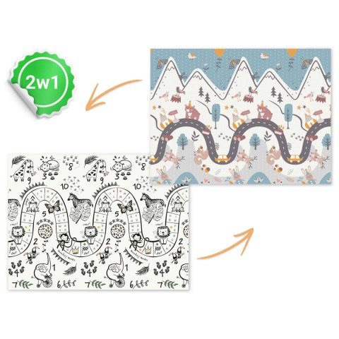 Mata piankowa składana 200 x 150 x 1 cm Nukido NK-341 Mata piankowa składana 200 x 150 x 1 cm Nukido NK-341