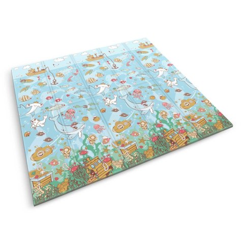 Mata piankowa składana 200 x 180 x 1 cm Nukido NK-340 ocean-ziemia Mata piankowa składana 200 x 180 x 1 cm Nukido NK-340 ocean-ziemia