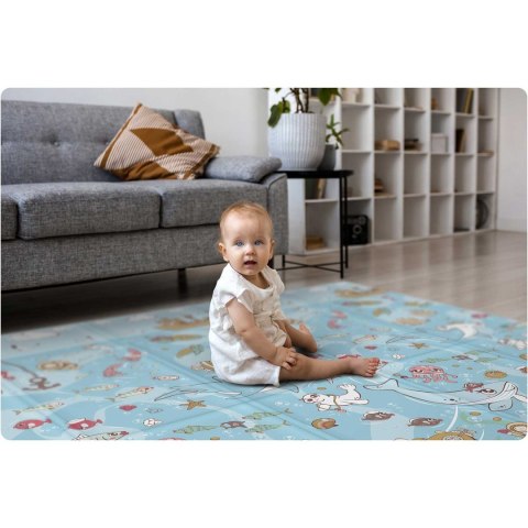 Mata piankowa składana 200 x 180 x 1 cm Nukido NK-340 ocean-ziemia Mata piankowa składana 200 x 180 x 1 cm Nukido NK-340 ocean-ziemia