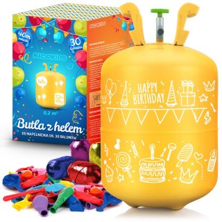 BUTLA Z HELEM 0,20M3 Z BALONAMI I WSTĄŻKĄ