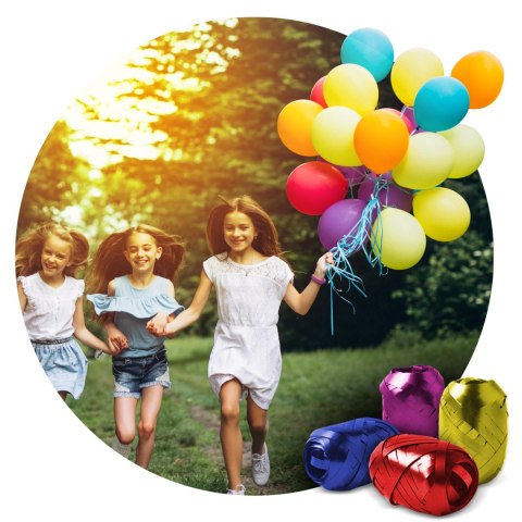 BUTLA Z HELEM 0,20M3 Z BALONAMI I WSTĄŻKĄ