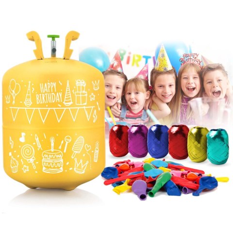 BUTLA Z HELEM 0,42M3 Z BALONAMI I WSTĄŻKĄ
