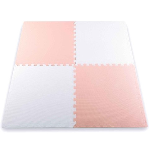 Duża mata piankowa edukacyjna puzzle Ricokids brzoskwiniowo-biała Duża mata piankowa edukacyjna puzzle Ricokids brzoskwiniowo-biała