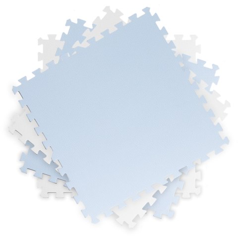 Duża mata piankowa edukacyjna puzzle Ricokids niebiesko-biała Duża mata piankowa edukacyjna puzzle Ricokids niebiesko-biała