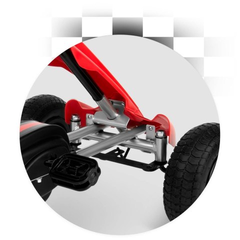 Gokart dziecięcy na pedały RK-591 czerwony Gokart dziecięcy na pedały RK-591 czerwony