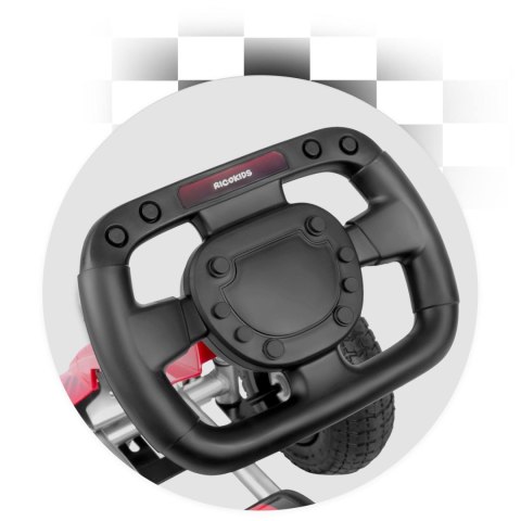 Gokart dziecięcy na pedały RK-591 czerwony Gokart dziecięcy na pedały RK-591 czerwony