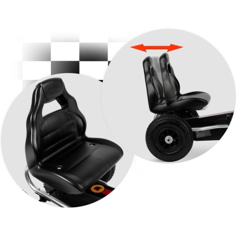 Gokart dziecięcy na pedały RK-591 czerwony Gokart dziecięcy na pedały RK-591 czerwony