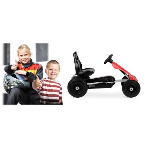 Gokart dziecięcy na pedały RK-591 czerwony Gokart dziecięcy na pedały RK-591 czerwony
