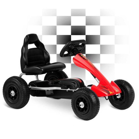 Gokart dziecięcy na pedały RK-591 czerwony Gokart dziecięcy na pedały RK-591 czerwony