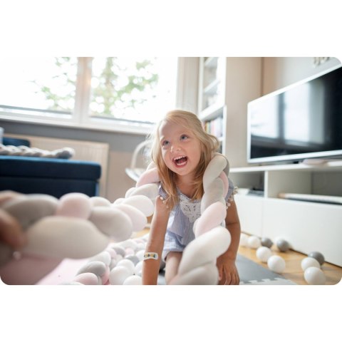 Otulacz do łóżeczka Ricokids 3m - fioletowo-szary Otulacz do łóżeczka Ricokids 3m - fioletowo-szary