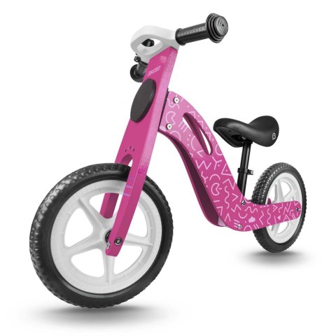 Rowerek biegowy drewniany różowy Ricokids RC-614 Rowerek biegowy drewniany różowy Ricokids RC-614