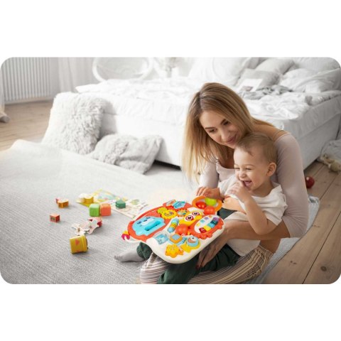 PCHACZ STOLIK EDUKACYJNY 2W1 RK-810 BIAŁO-CZERWONY