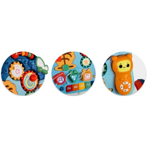 STOLIK EDUKACYJNY 4W1 RICOKIDS NIEBIESKI 781900