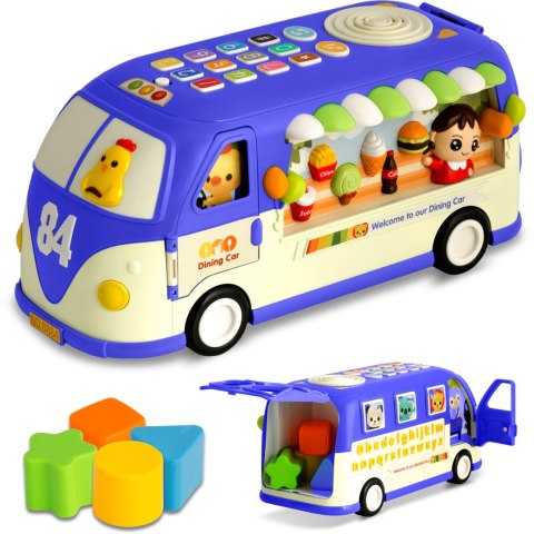 Zabawka edukacyjna Autobus RK-741 Ricokids niebieski Zabawka edukacyjna Autobus RK-741 Ricokids niebieski
